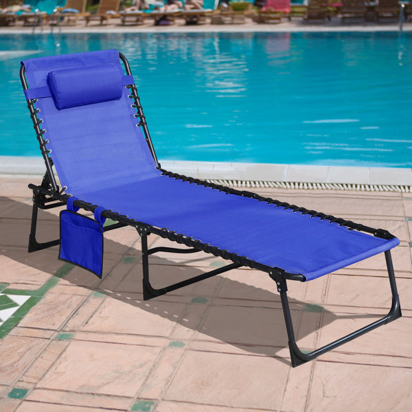 Sol 72 Outdoor™ Mayra 74" Long Reclining Single Chaise Lounge with